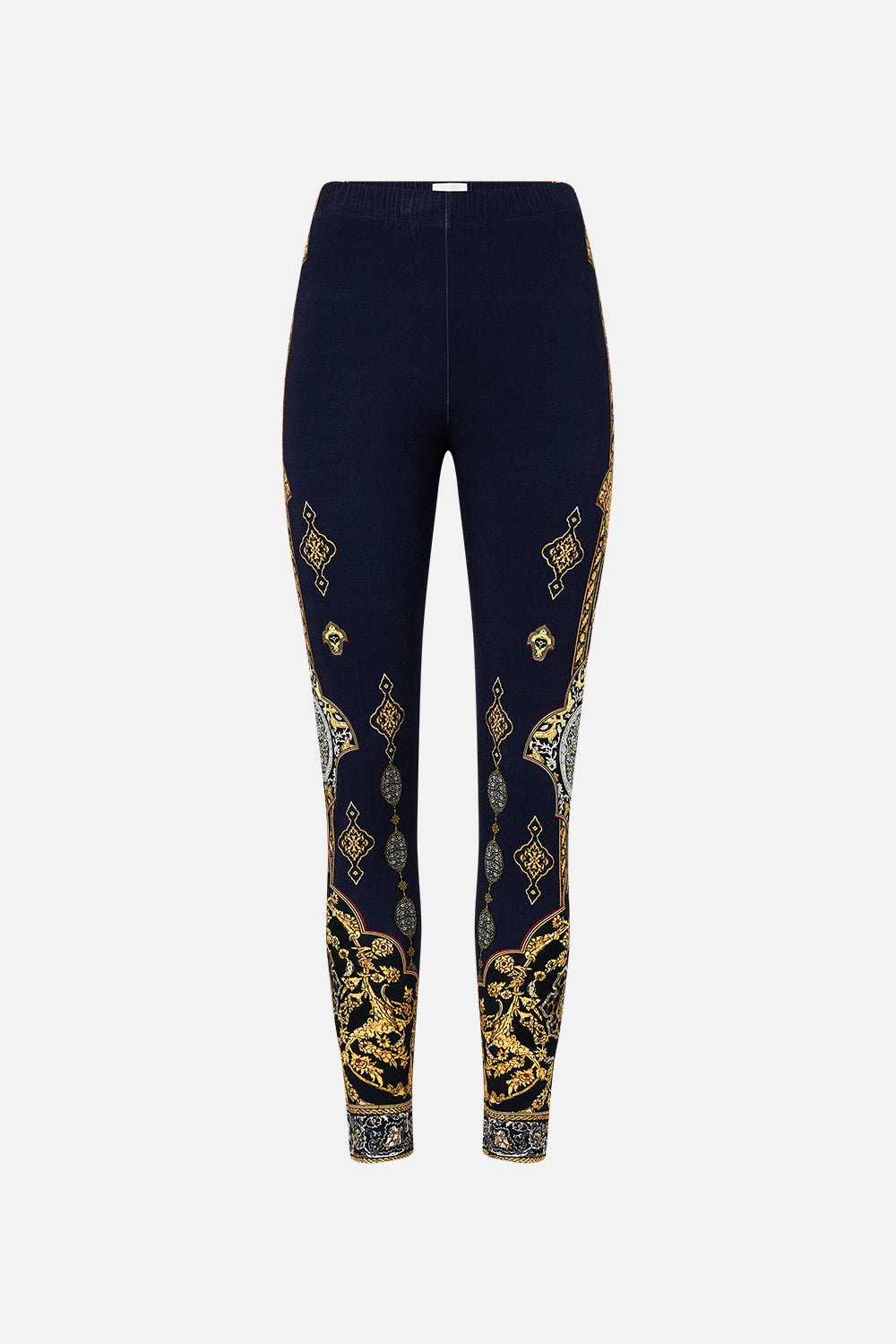The CAMILLA leggings from our print the imperial gate, back product view