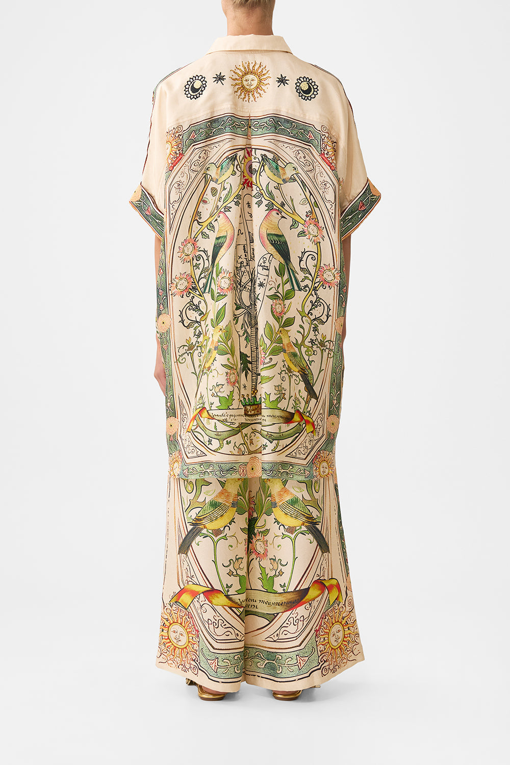 The CAMILLA OVERSIZED POCKET TUNIC HOUSE OF HOROSCOPES in our  print.