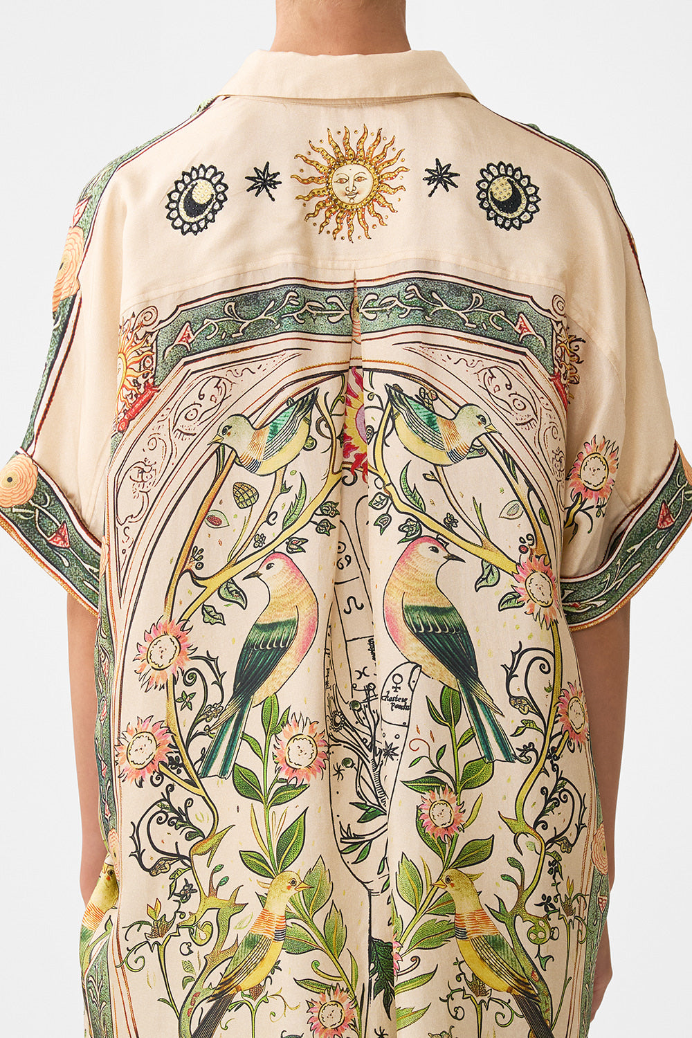 The CAMILLA OVERSIZED POCKET TUNIC HOUSE OF HOROSCOPES in our  print.