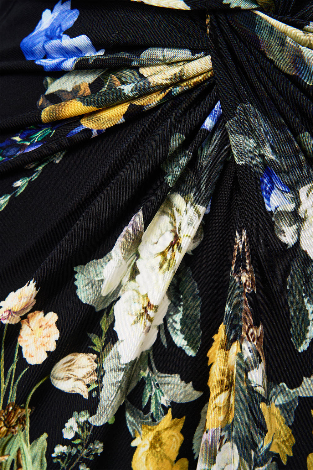 The CAMILLA LONG SPLIT FRONT TWIST DRESS OTTOMAN ELEGANCE in our  print.