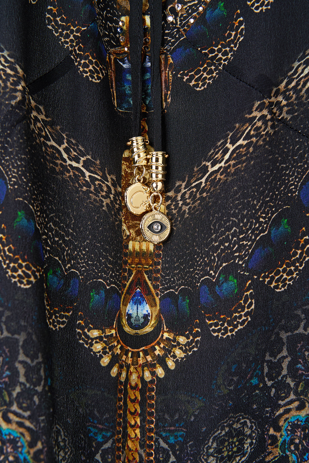 A-LINE GATHERED PANEL DRESS SONG OF THE SOLSTICE