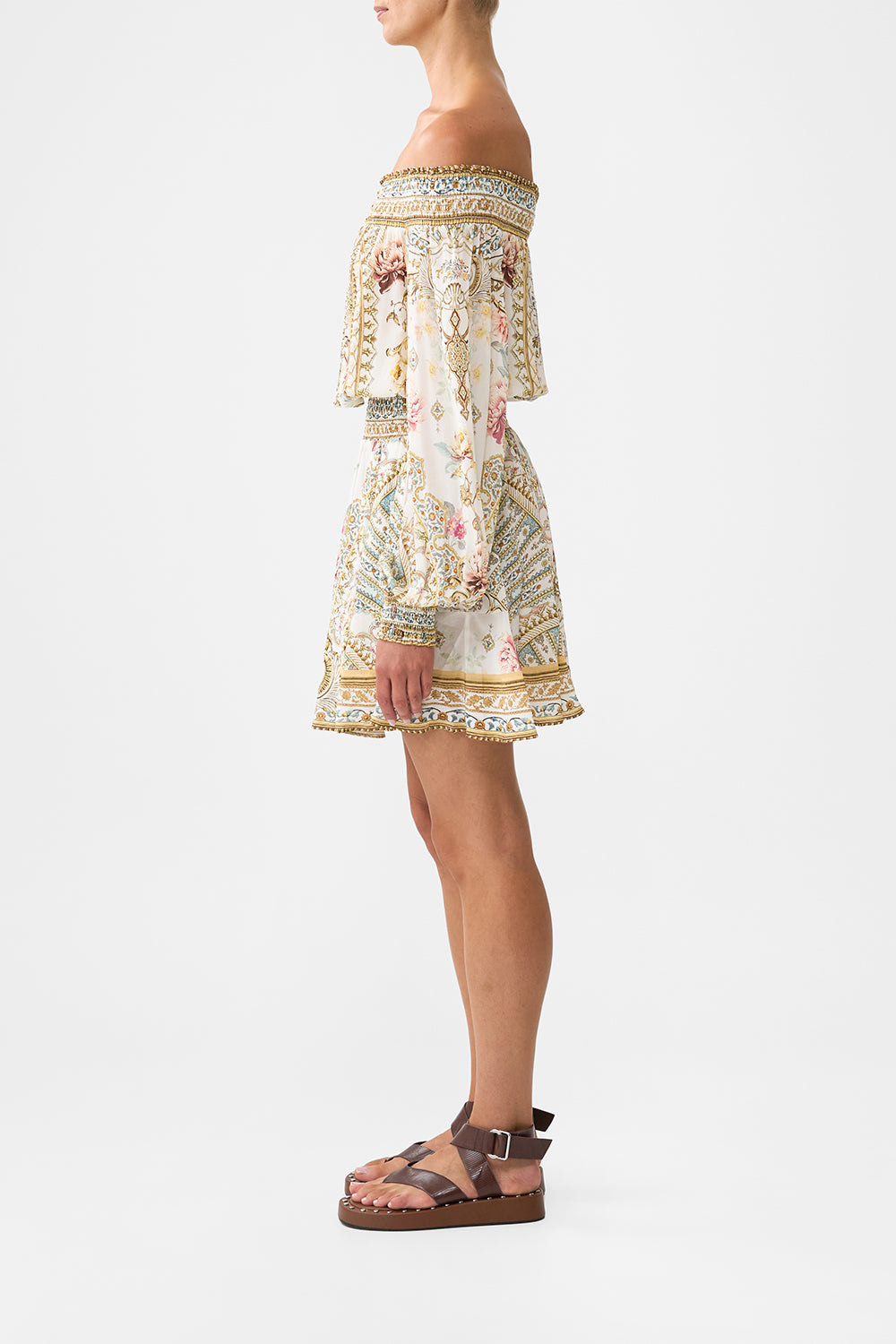 OFF SHOULDER SHORT DRESS OTTOMAN DYNASTY