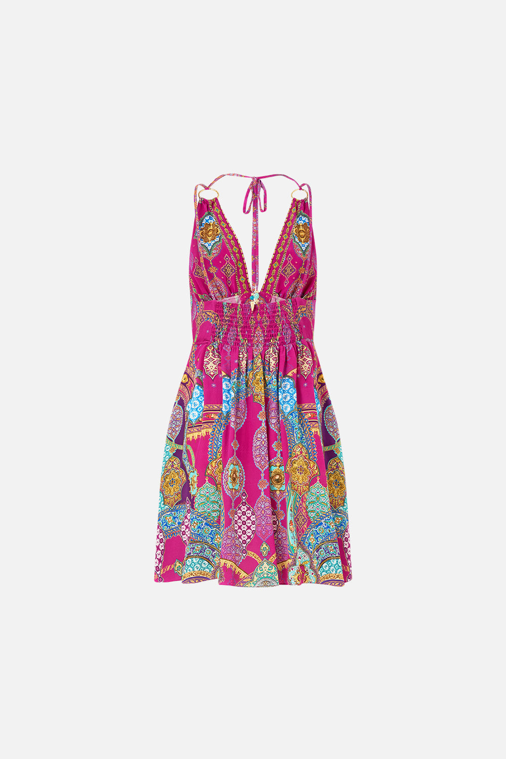 SHORT FLARED DRESS WITH HARDWARE CONCUBINES, SULTANS & COURTIERS