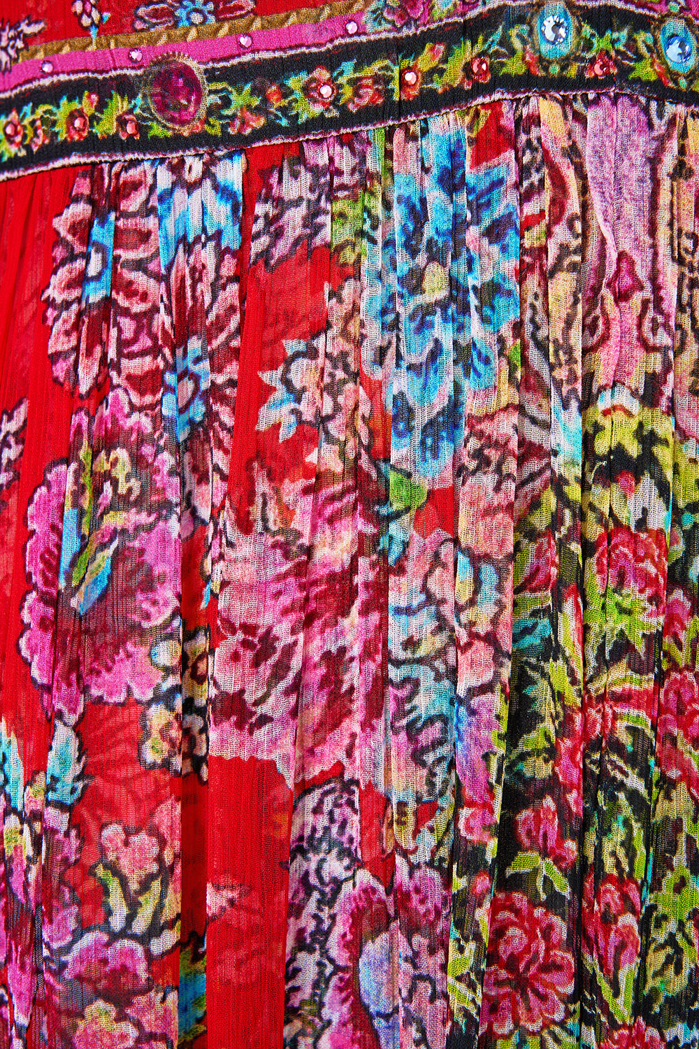 The CAMILLA HARDWARE DETAIL LONG SLEEVE DRESS ARTISANS OF ANATOLIA in our  print.