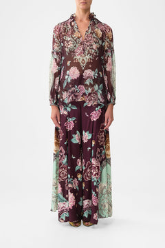 FRILL COLLARED BLOUSE IF THESE TILES COULD TALK