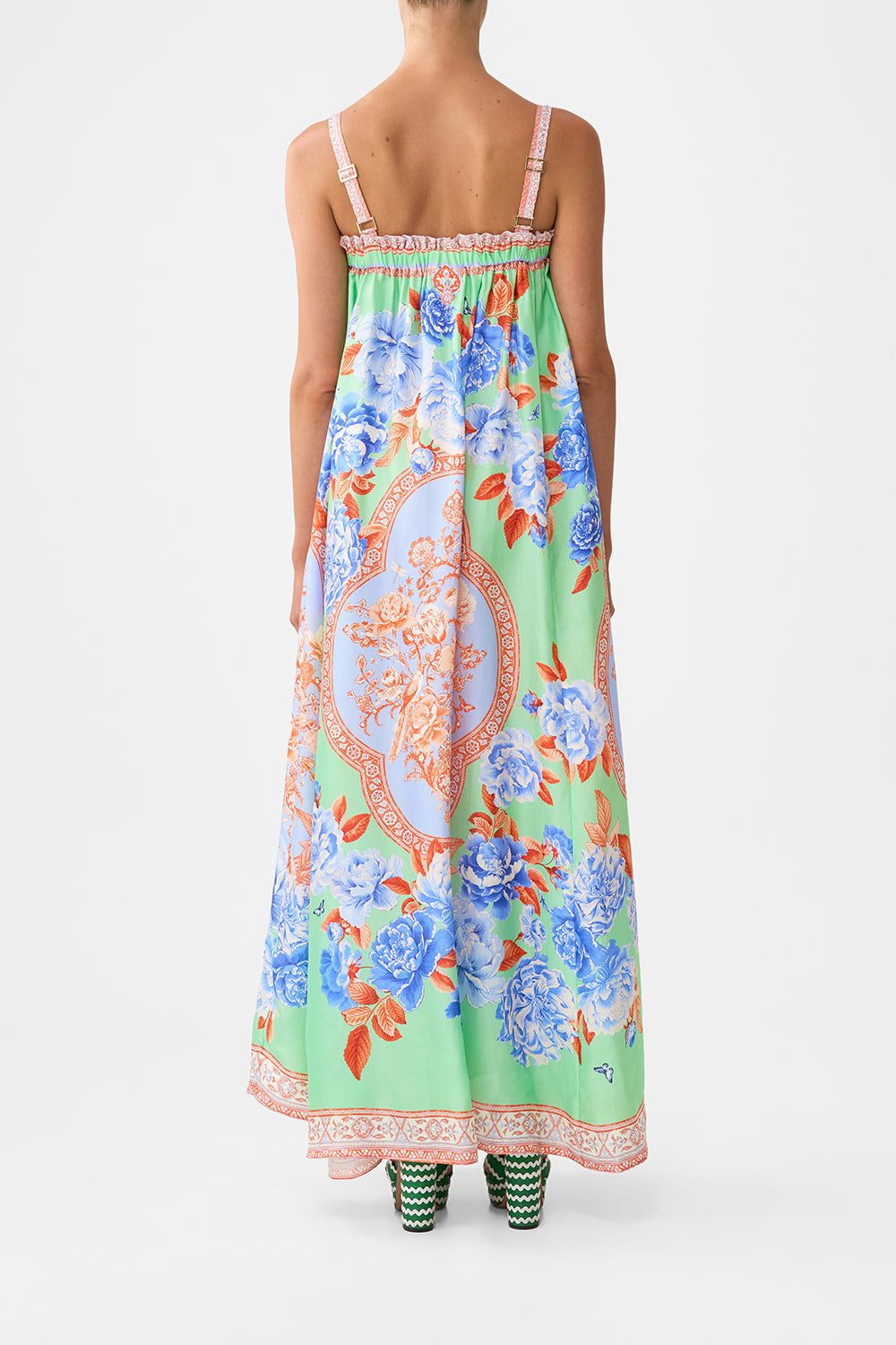 The CAMILLA wide strap sundress from our print Topkapi pop