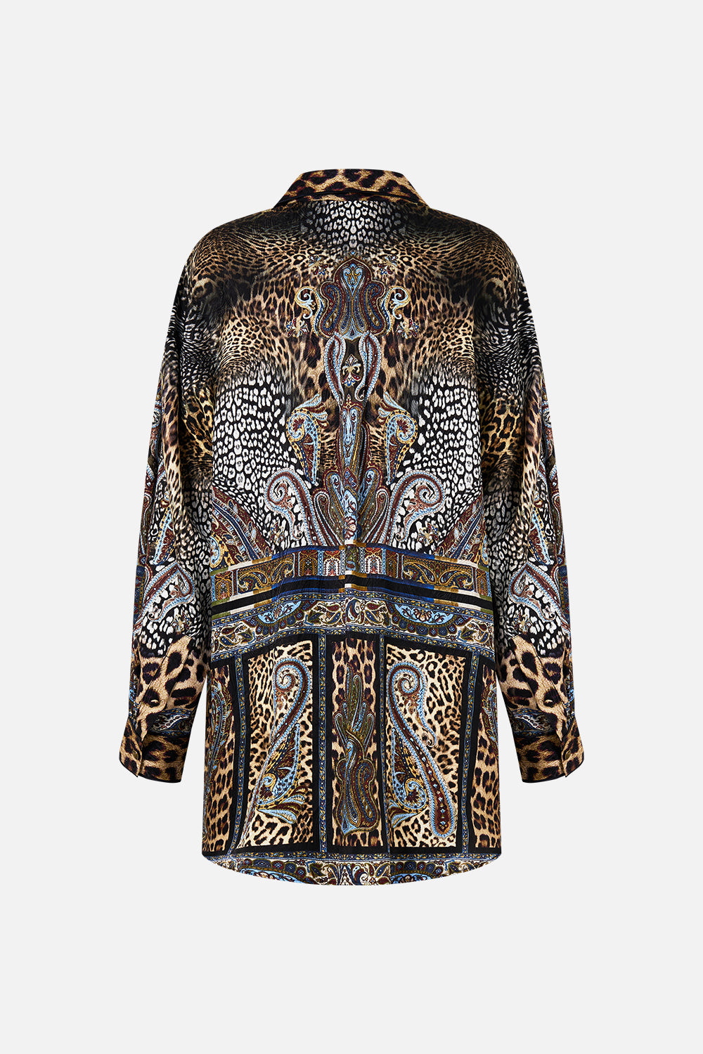 The CAMILLA OVERSIZED SHIRT ISTANBUL ANIMALIA in our  print.