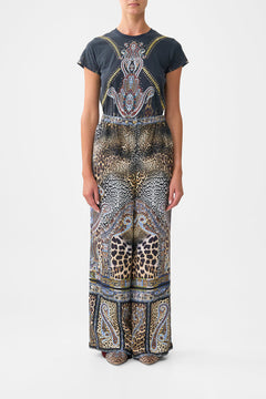 BUTTON FRONT LOUNGE PANT ISTANBUL ANIMALIA