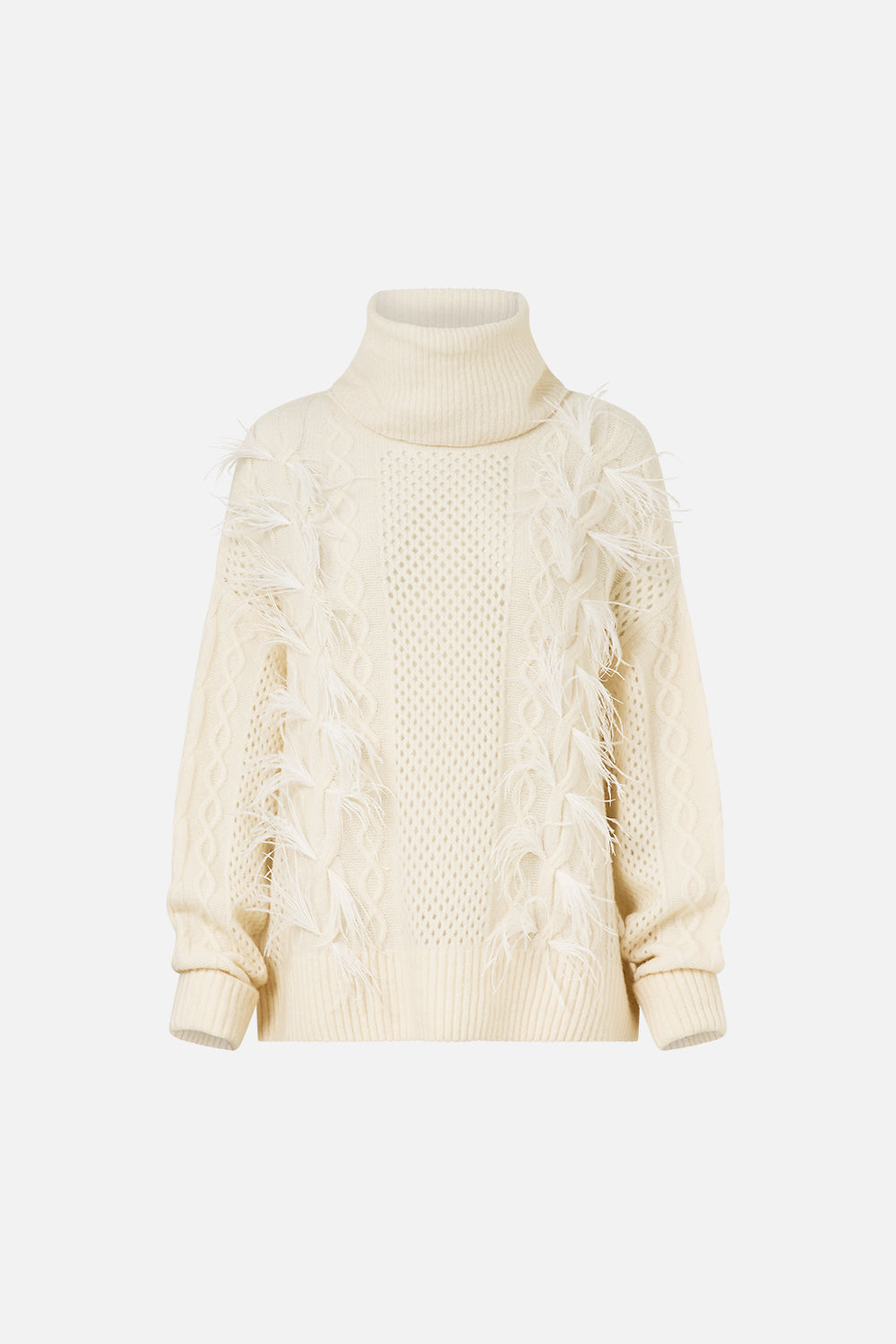 ROLL NECK JUMPER TILED IN TIME