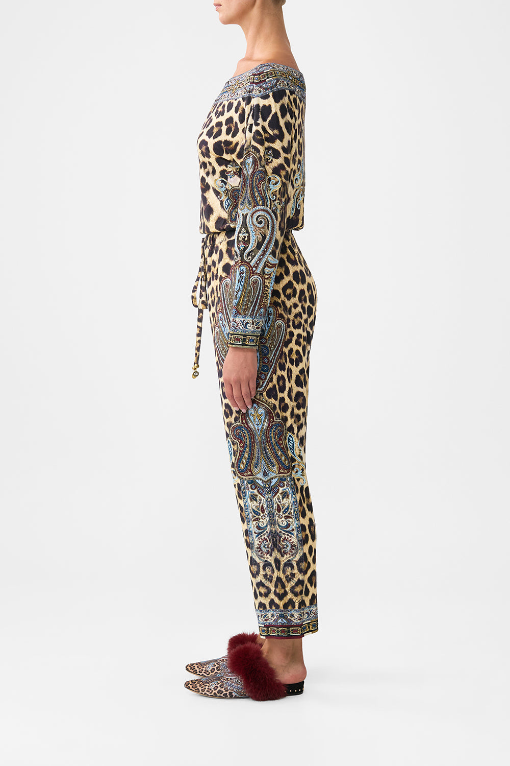 The CAMILLA LOUNGE JERSEY JUMPSUIT ISTANBUL ANIMALIA in our  print.