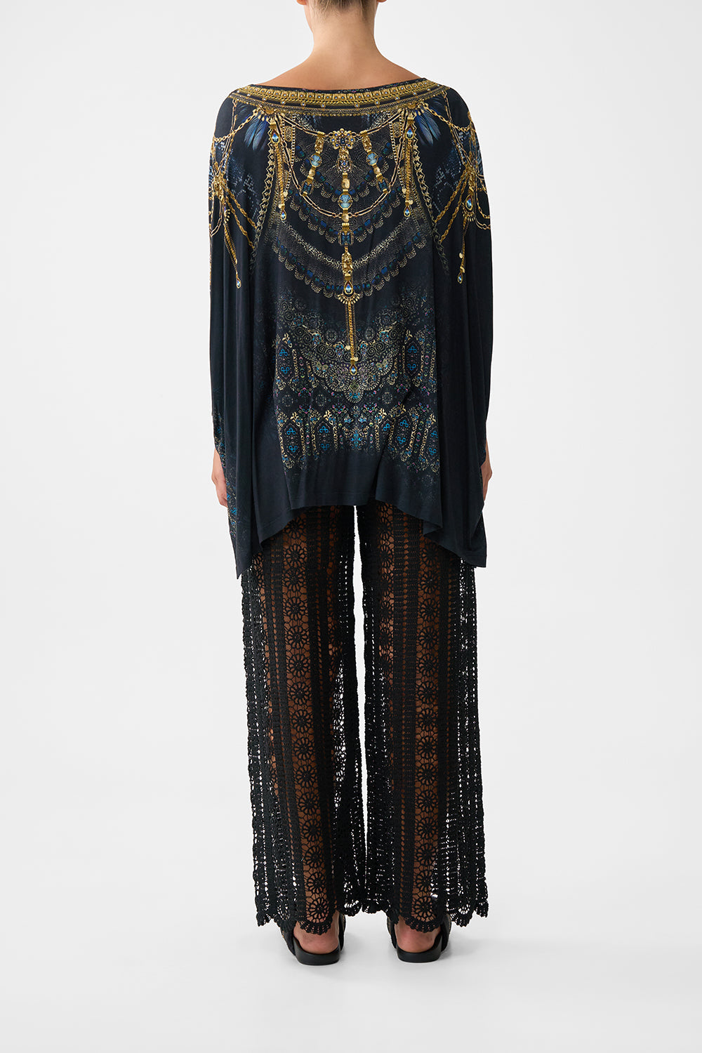 SCOOP NECK SLOUCH TEE SONG OF THE SOLSTICE