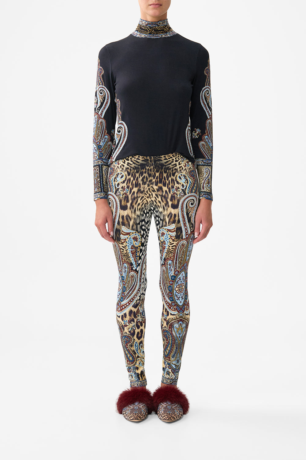 The CAMILLA LEGGINGS ISTANBUL ANIMALIA in our ISTANBUL ANIMALIA print.