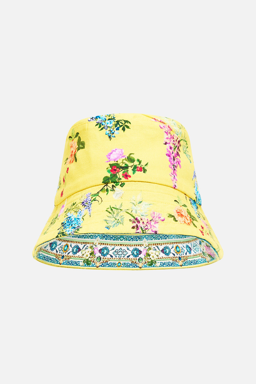 The CAMILLA kids reversible bucket hat from our print tales of Topkapi palace, back product view