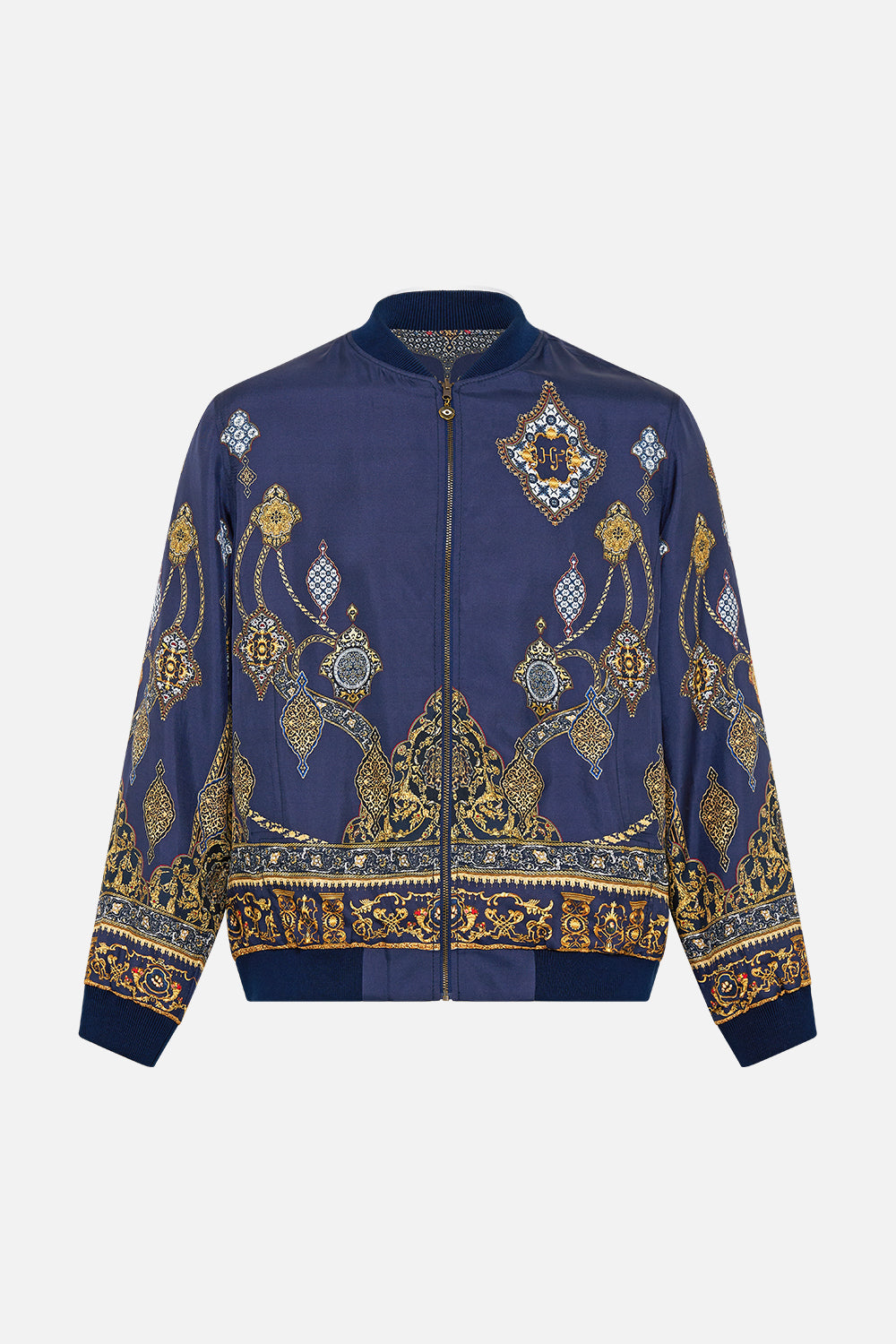 REVERSIBLE ZIP THROUGH BOMBER JACKET THE IMPERIAL GATE