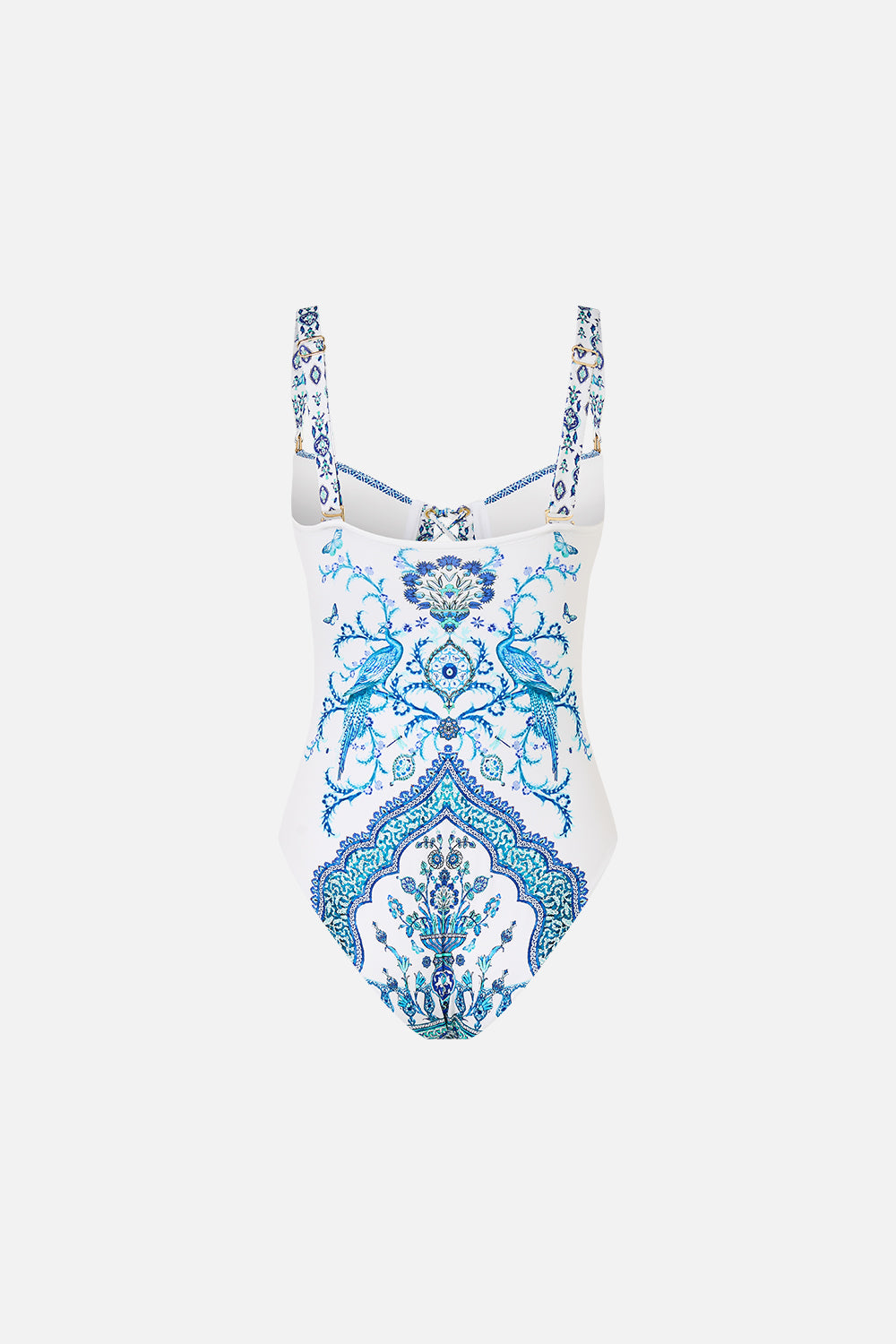 LACE UP UNDERWIRE MOULDED CUP ONE PIECE ISNIK LULLABY