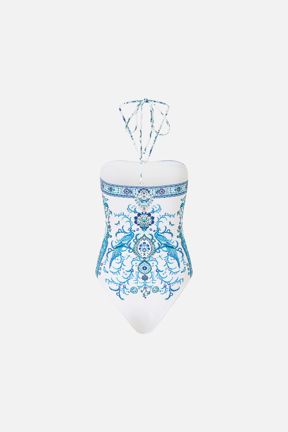 BANDEAU ONE PIECE WITH HALTER TIE ISNIK LULLABY