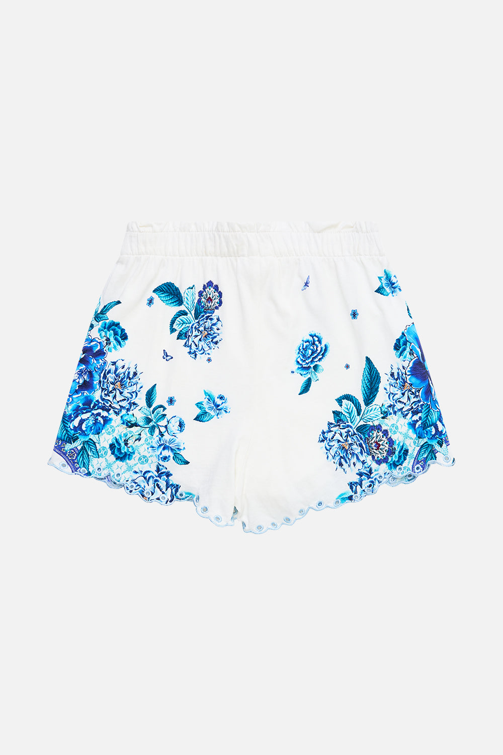 KIDS JERSEY SHORT WITH ELASTIC WAIST A CERAMIC GARDEN