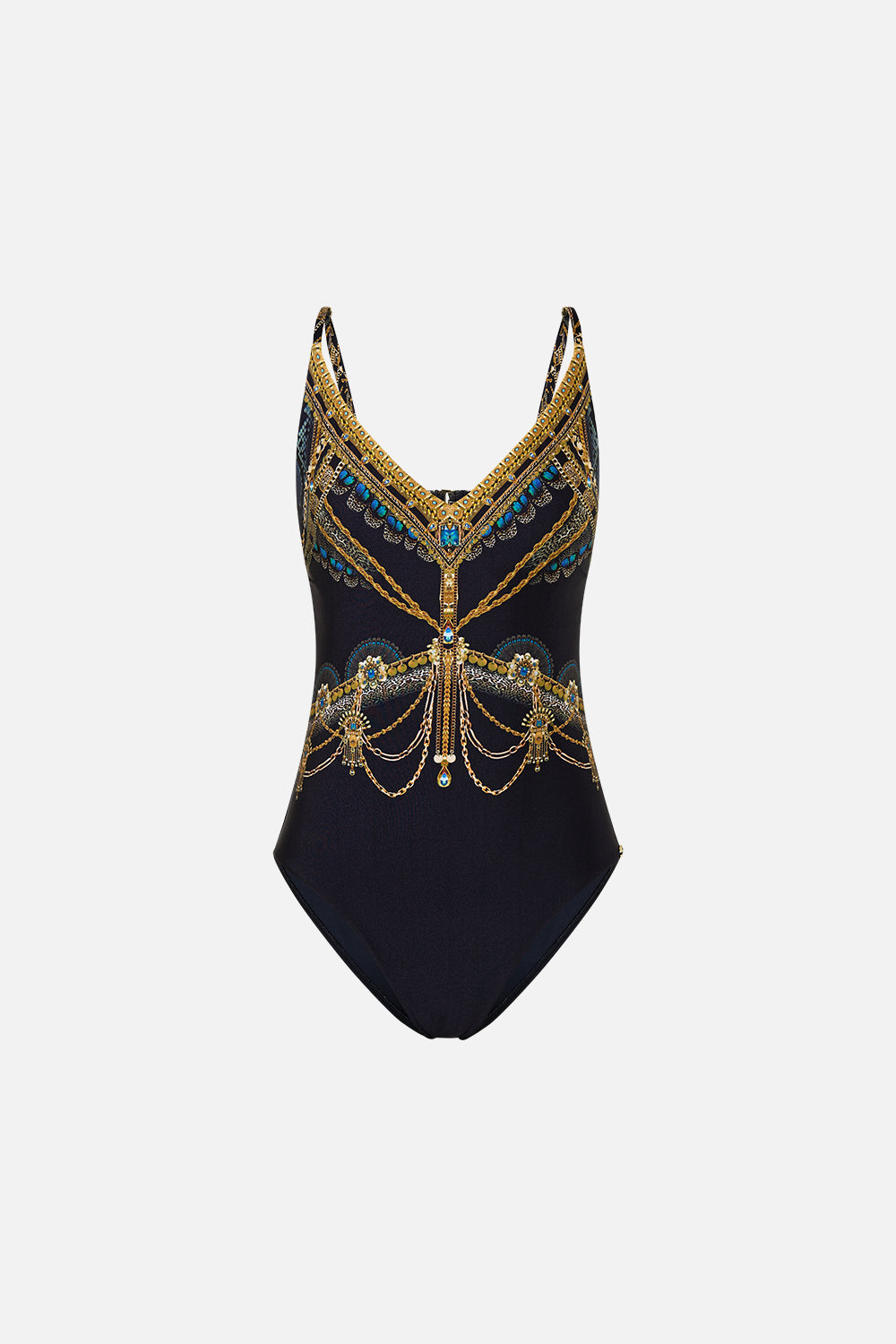 V NECK UNDERWIRE ONE PIECE WITH BACK CLIP SONG OF THE SOLSTICE