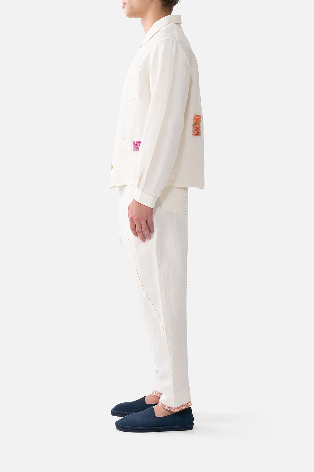 EMBELLISHED CHORE COAT NOTES FROM THE ROAD