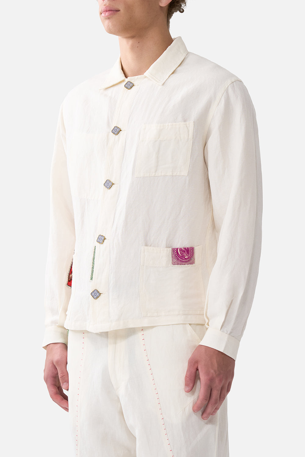 EMBELLISHED CHORE COAT NOTES FROM THE ROAD