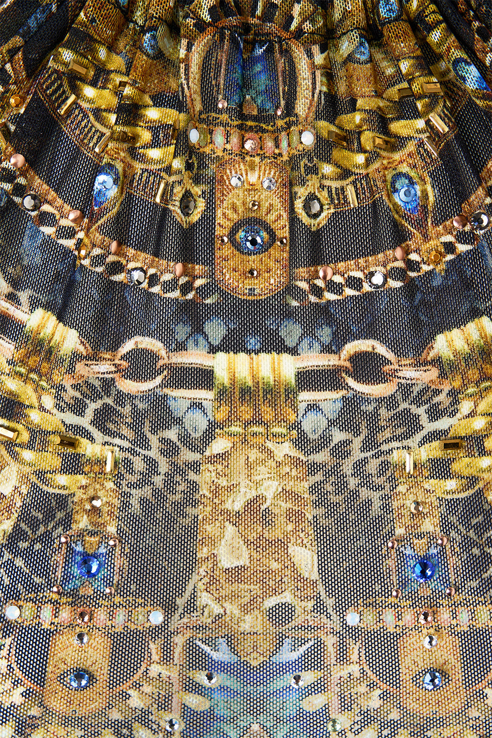 HIGH NECK BEACH MAXI DRESS WITH TIE BACK SONG OF THE SOLSTICE