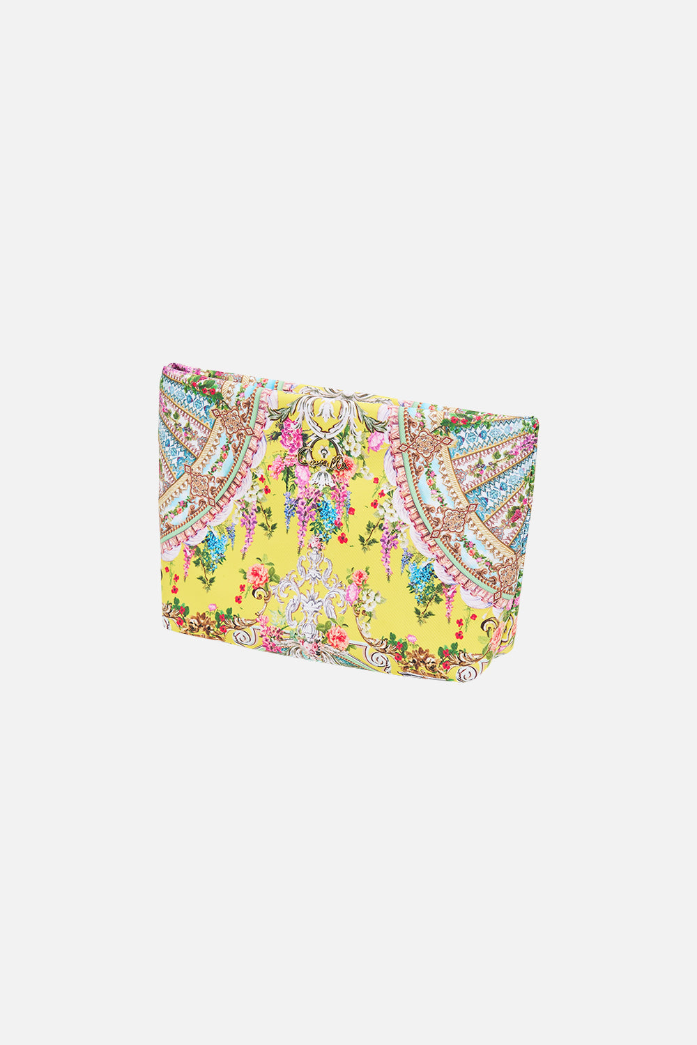 The CAMILLA small makeup clutch from our print tales of Topkapi palace, back product view