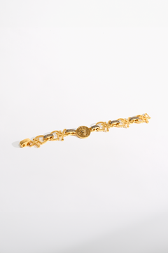 FIERCE FOLKLORE COIN BRACELET GOLD