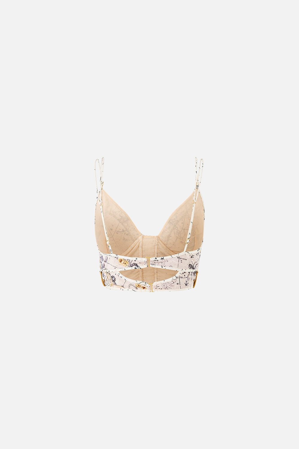UNDERWIRE CORSET WITH ROULEAU RING TRIM MY LUCKY STARS