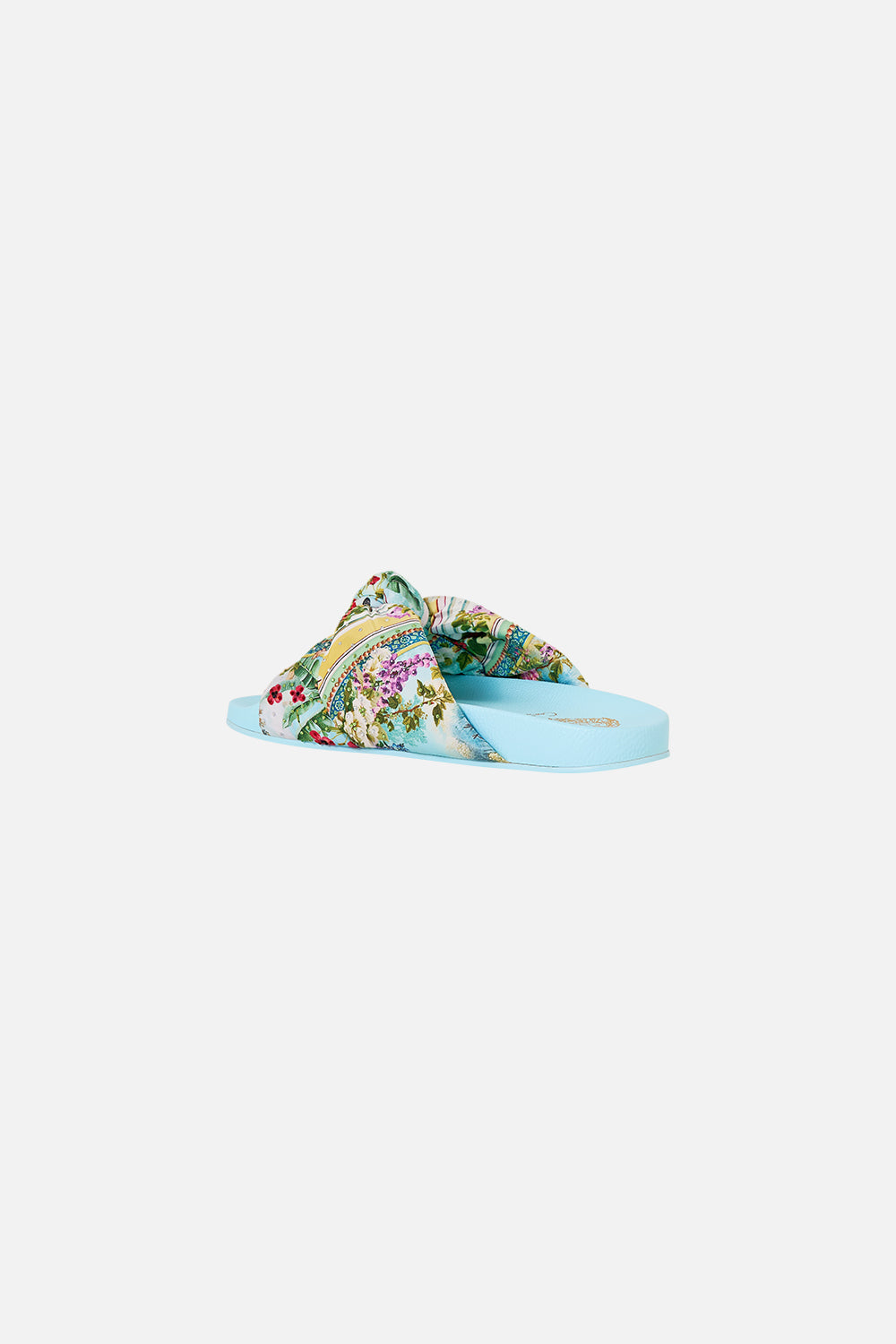 The CAMILLA ebony knotted slide from our print tales of Topkapi palace