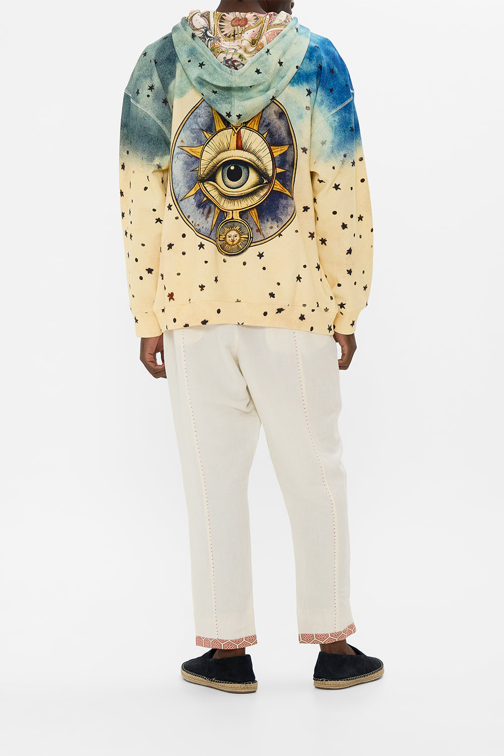 The CAMILLA relaxed fit oversized hoodie w kanga pocket from our print house of horoscopes