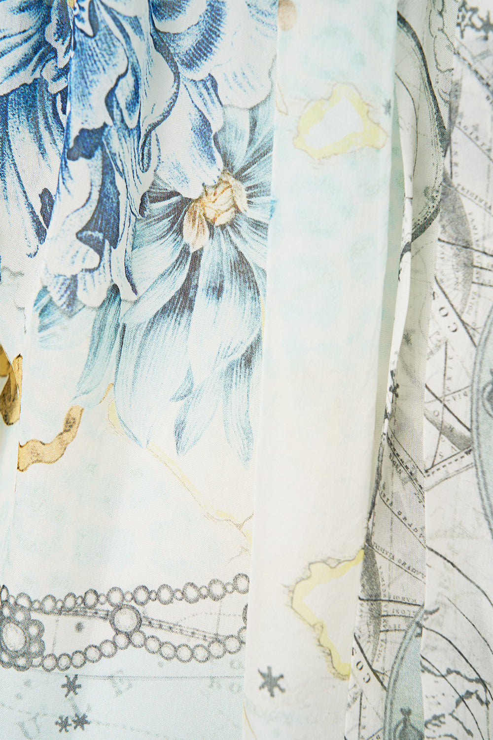 ROUND NECK GATHERED BLOUSE MY LUCKY STARS