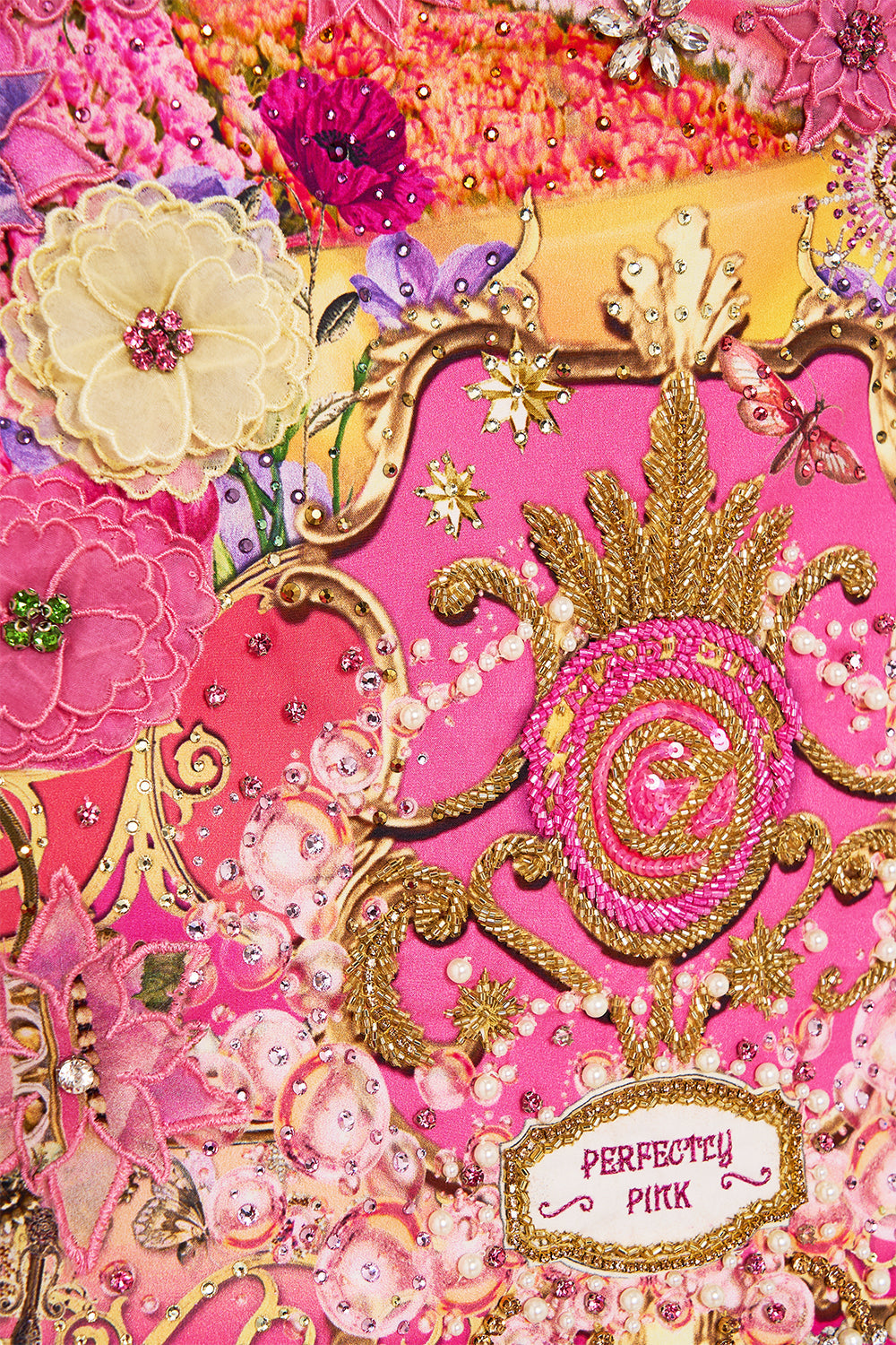 HAND EMBELLISHED MINI SKIRT TOTALLY OZMOPOLITAN