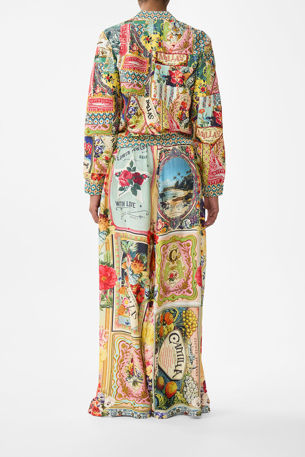 The CAMILLA BOMBER JACKET SOAP OPERA in our  print.