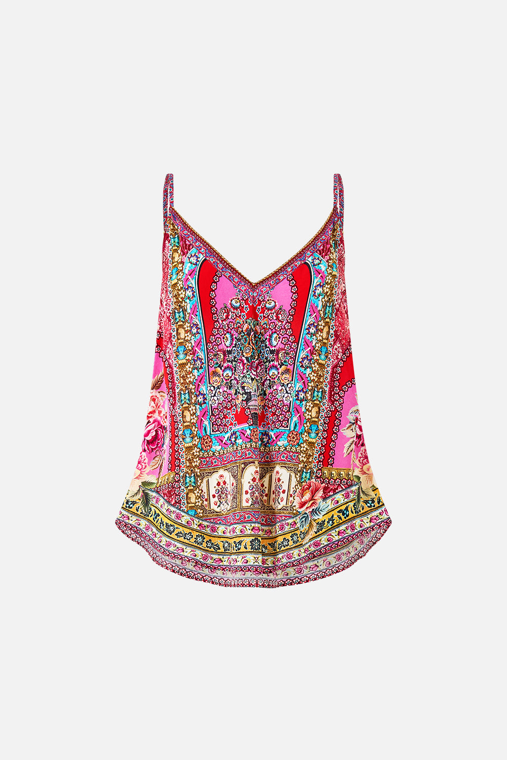 V-NECK BIAS CAMI HEIRLOOM EMPIRE