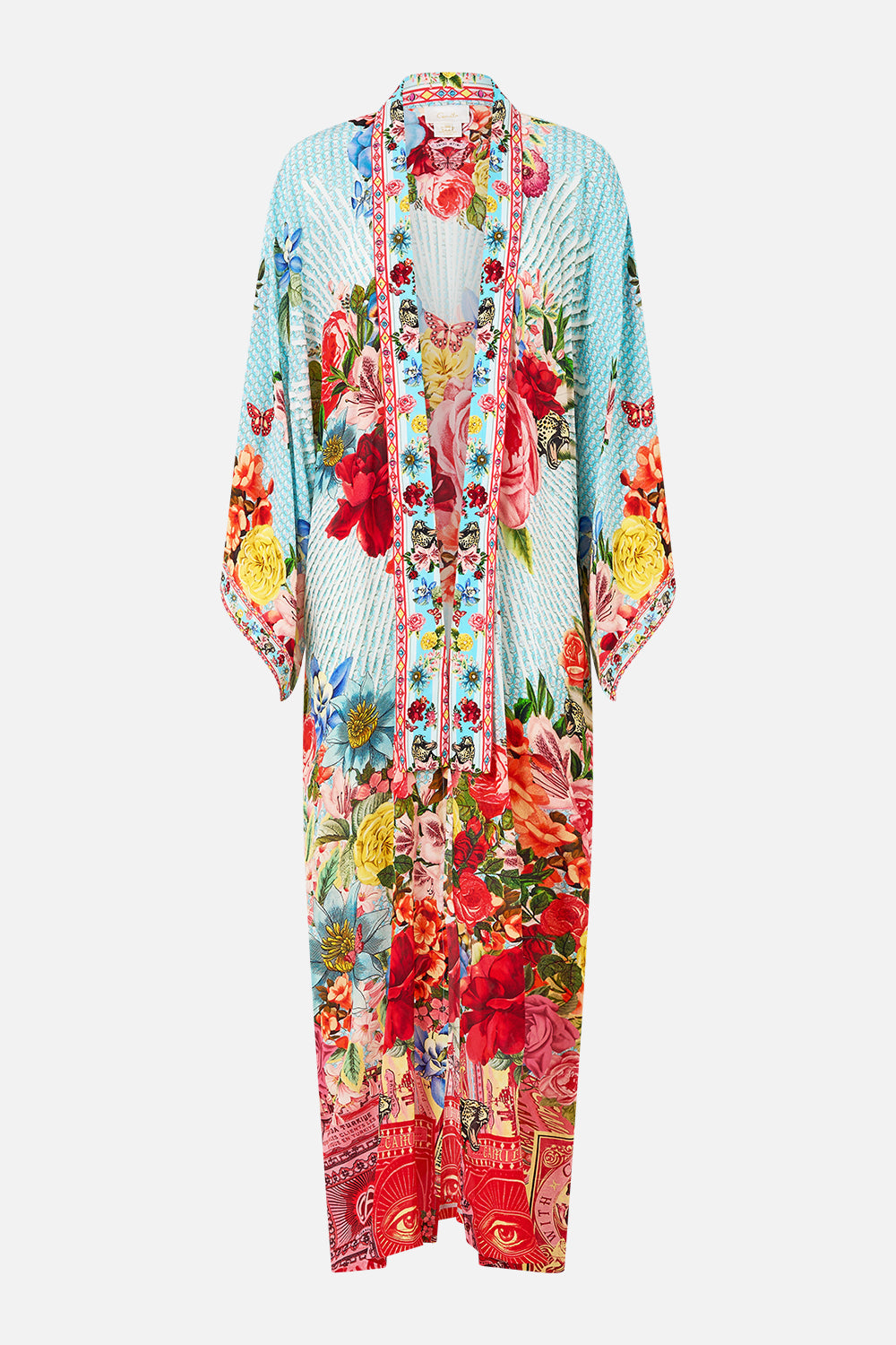 KIMONO LAYER WITH COLLAR PAPERS AND CURIOUS CAPERS