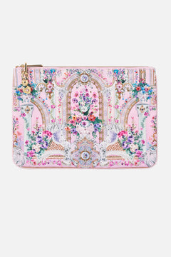 SMALL CANVAS CLUTCH PALATIAL PASTELS