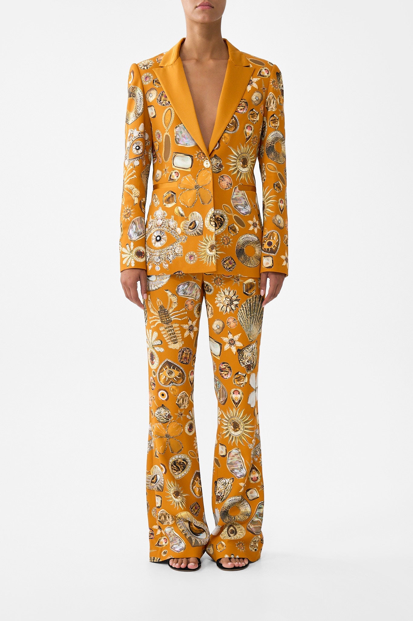 FLARE TROUSER WITH SEAM DETAIL TALISMANS OF TURKIYE