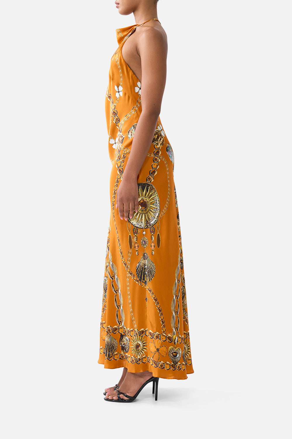 HALTER CHAIN SLIP DRESS TALISMANS OF TURKIYE