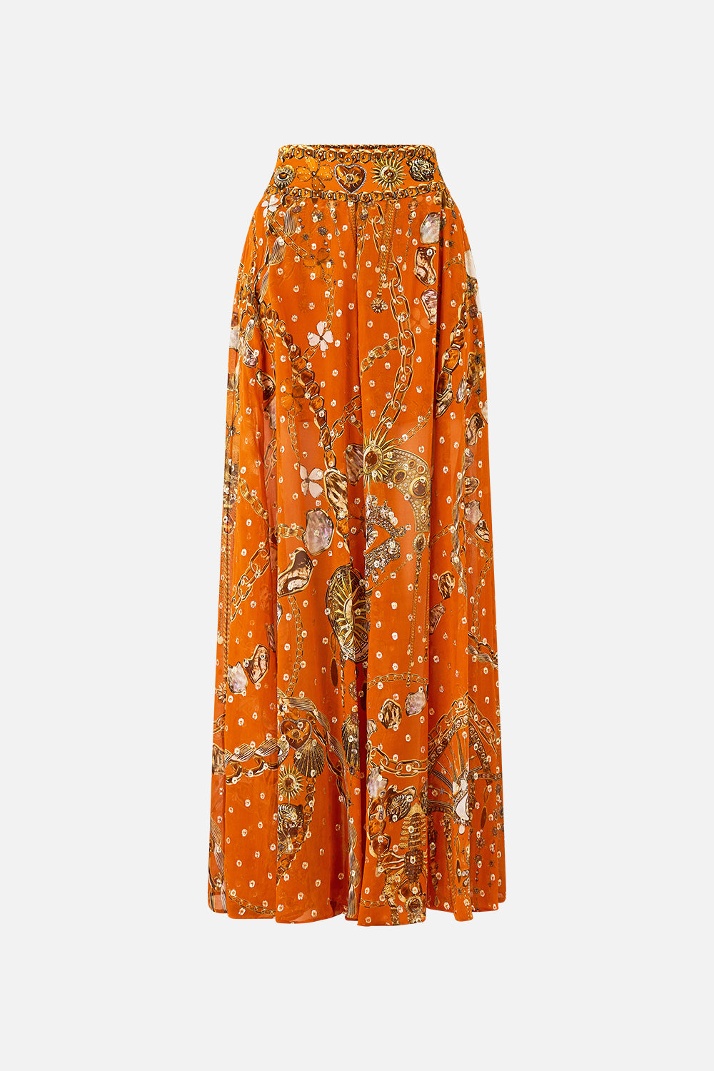 SHEER WIDE LEG PANT TALISMANS OF TURKIYE