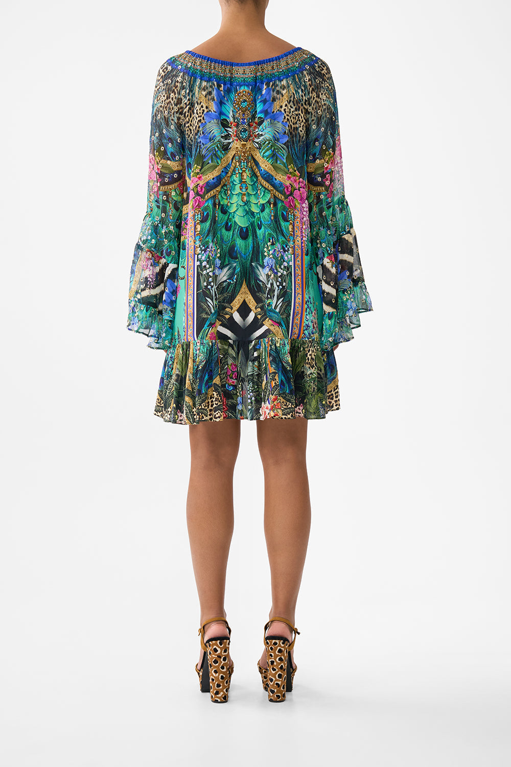 A-LINE FRILL DRESS ANIMAL ALCHEMY