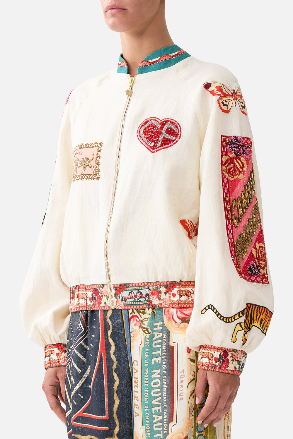 BOMBER JACKET WITH CUFF HIGH CLASS HOOKAH