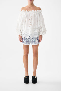 FRILL OFF SHOULDER TOP ALL ABOUT THAT LACE