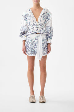 TUCK FRONT SHORT ALL ABOUT THAT LACE