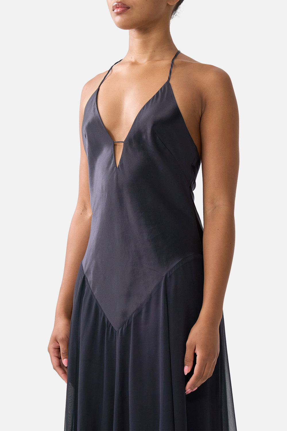 The CAMILLA HARDWARE DETAIL SLIP DRESS AMULETS AND ALCHEMY in our  print.