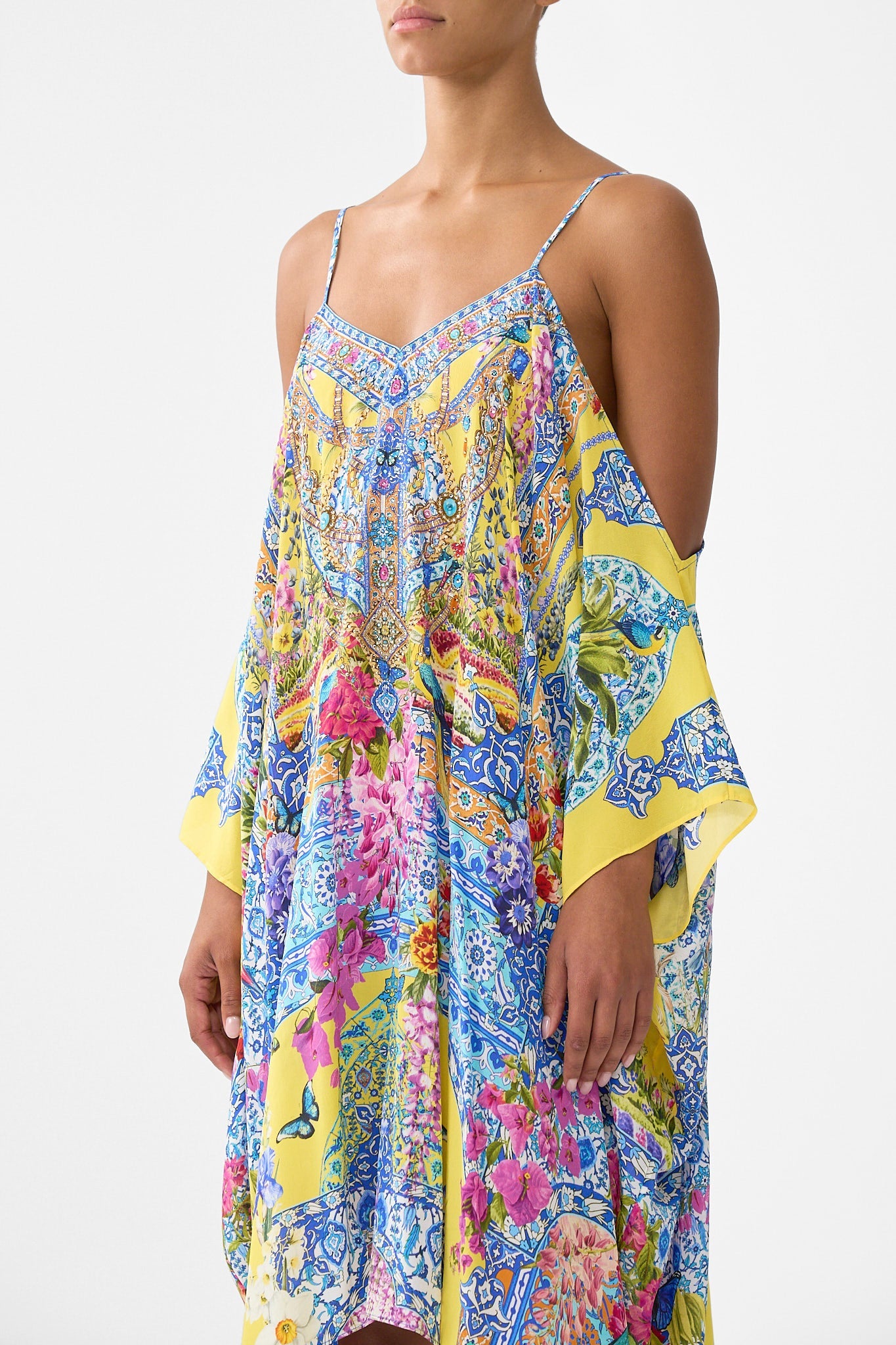 SHORT DROP SHOULDER STRAP KAFTAN SULTANAHMET SUMMER