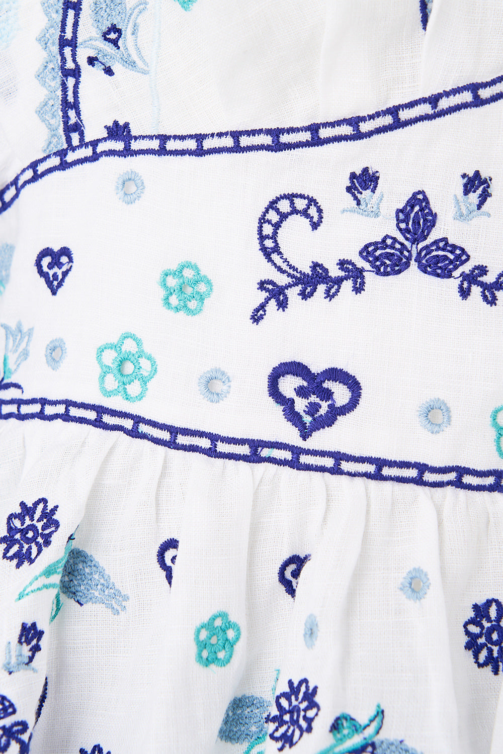 V-NECK BLOUSE WITH RUFFLE DETAILS ALL ABOUT THAT LACE