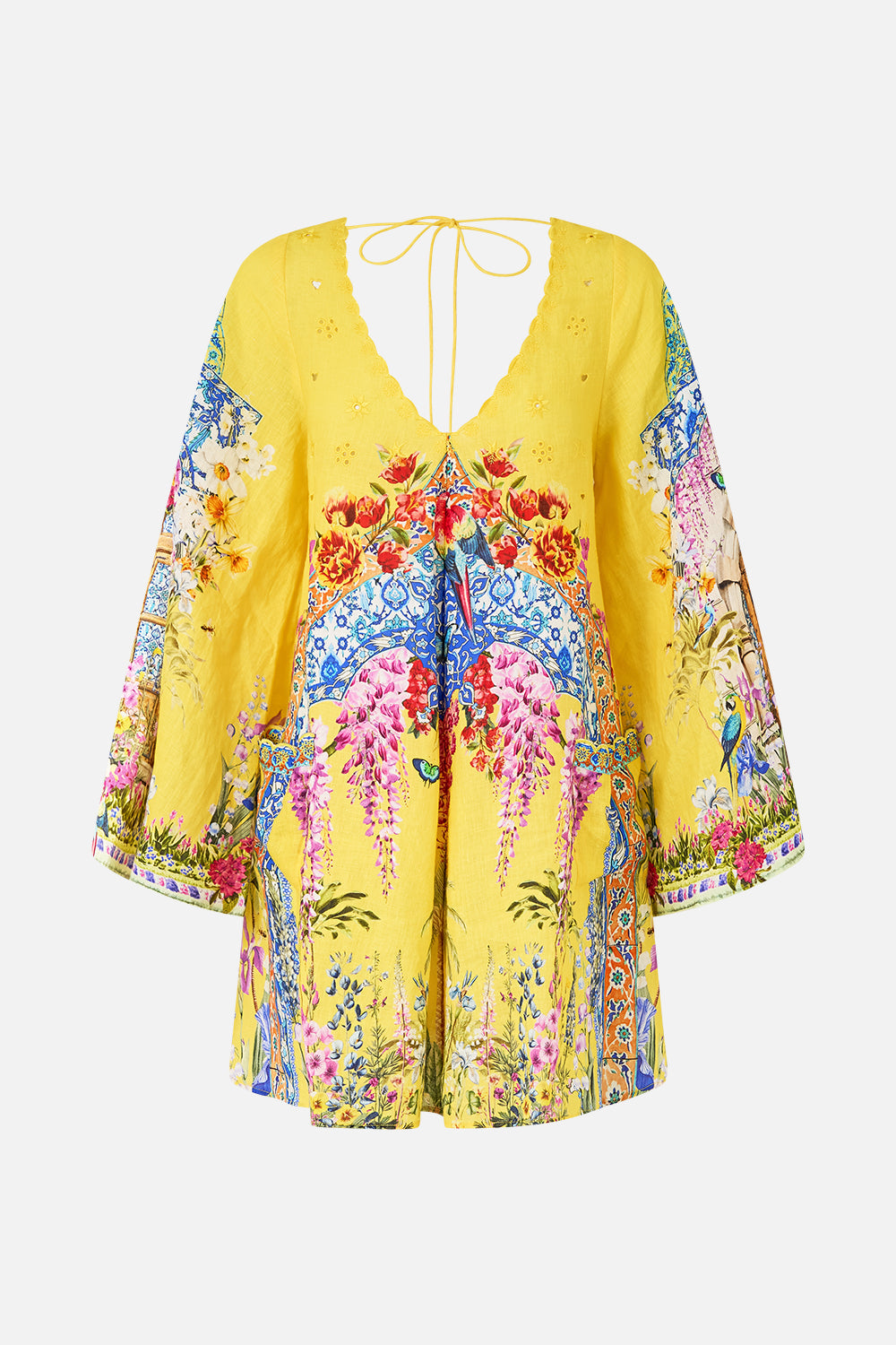 POCKET DRESS WITH LOW BACK & WIDE SLEEVES SULTANAHMET SUMMER