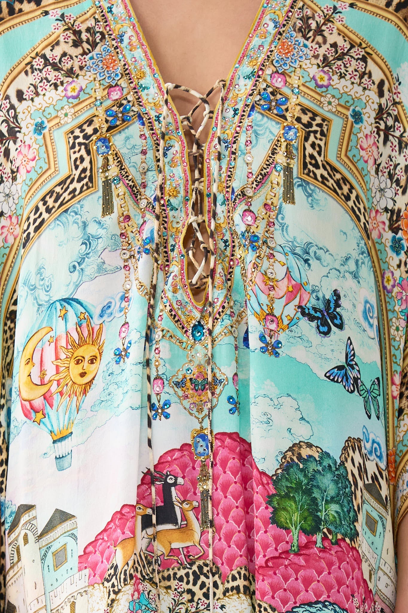 SHORT LACE UP KAFTAN MINIATURE MOMENTS