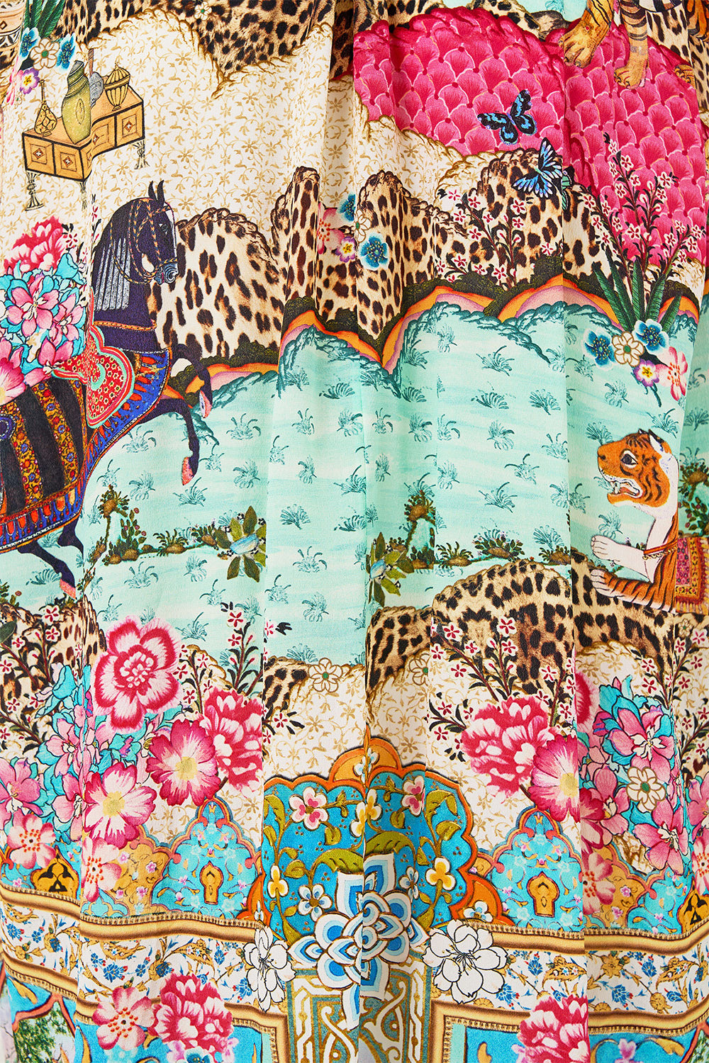The CAMILLA COLLARED BUTTON THROUGH DRESS MINIATURE MOMENTS in our  print.