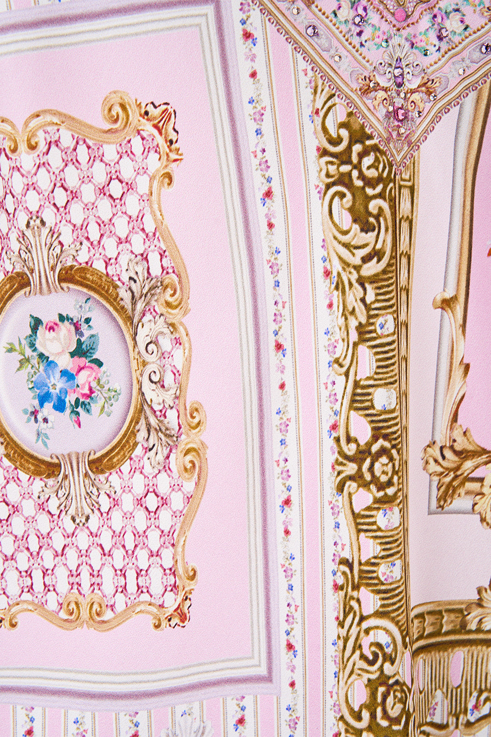 V-NECK BIAS CAMI PALATIAL PASTELS